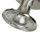 Eclairage de chemin de jardin en nickel laiton véritable H:29cm