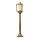 Lampe de jardin maritime laiton inoxydable H:89cm
