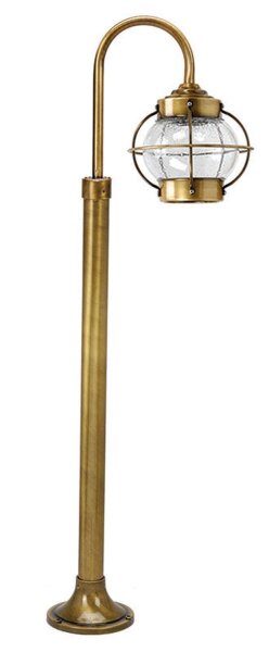 Eclairage de jardin laiton Maritim H:85cm extérieur chemin