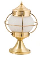 Lampe de terrasse laiton verre H:30cm d&eacute;coratif