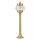 Lampe de jardin laiton H:65cm Maritim résistant aux intempéries