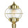 Lampe de jardin laiton H:65cm Maritim résistant aux intempéries