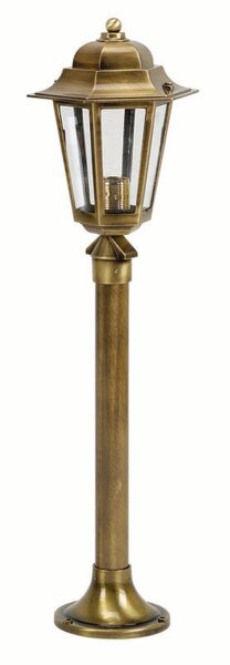 Lampe dextérieur laiton H:73cm Rustique Chemin Jardin