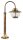 Lampe de jardin brillante laiton verre chemin Premium