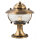 Lampadaire en laiton H:28cm Chemin Maritim Garten