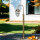 Lampe de jardin laiton 62cm de haut inoxydable SANTORIN