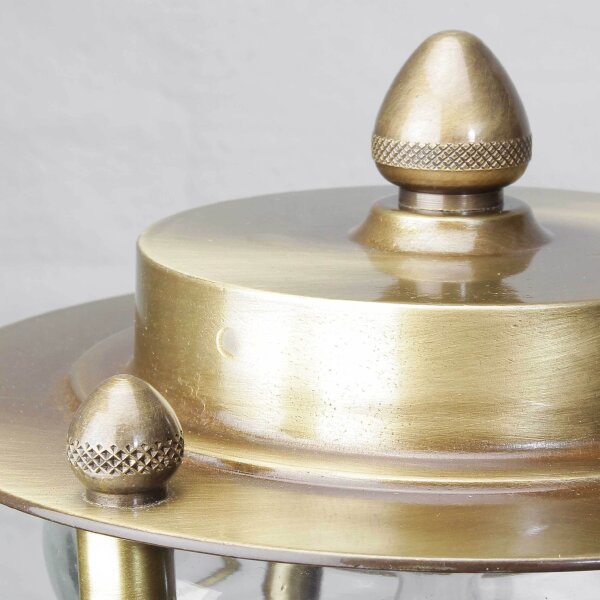 Lampe dextérieur Lampadaire en laiton véritable antique MYKO
