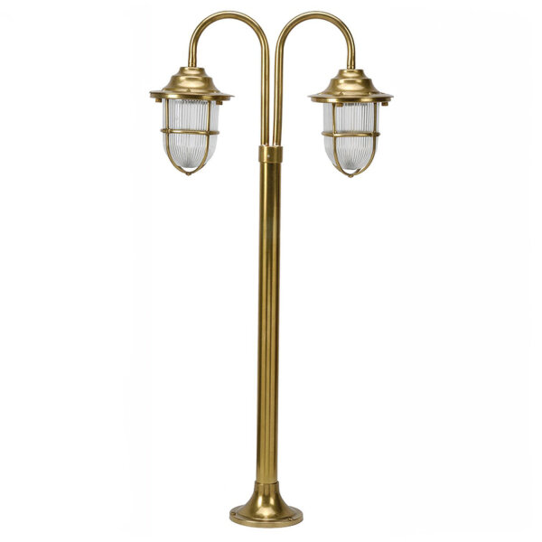 Lampe dextérieur laiton H:85cm Maritim Weg Garten IP54