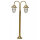 Lampe dextérieur laiton H:85cm Maritim Weg Garten IP54