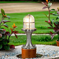 Premium lampe extérieure laiton verre IP54 chemin...