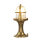 Lampe dextérieur sur pied Laiton H:25cm Chemin de jardin