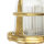 Lampe dextérieur sur pied Laiton H:25cm Chemin de jardin