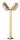 Lampe dext&eacute;rieur laiton 60cm de haut Maritim Weg Garten