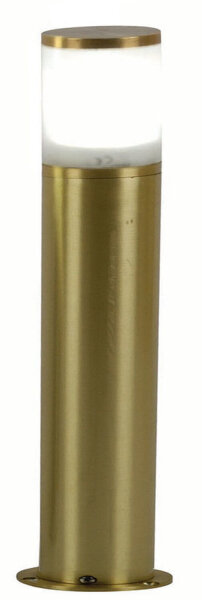 Borne déclairage E27 laiton inoxydable 45cm de haut Chemin