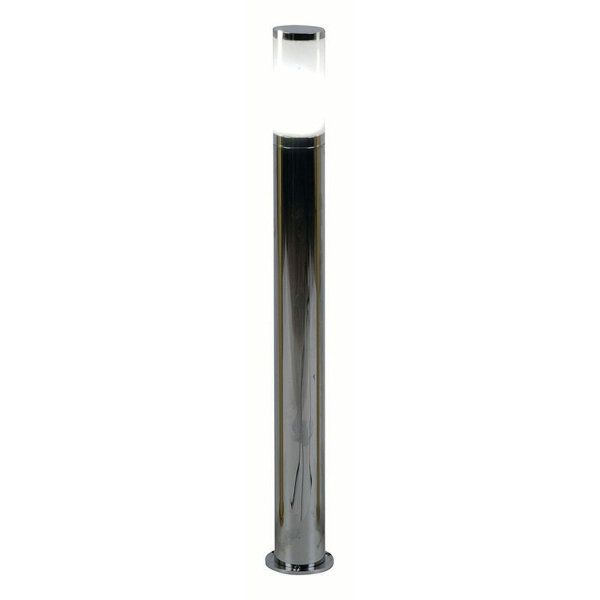 Eclairage de chemin en chrome en laiton E27 65cm de haut