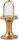 Lampe de jardin laiton verre stri&eacute; H:25cm Premium