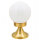 Lampes de socle en laiton Boule Abat-jour H:25cm Ø15cm