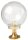 Lampe de jardin d&eacute;corative VERIA Abat-jour boule en laiton