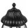 Lampe dallée nostalgique AILEAN Noir 93 cm