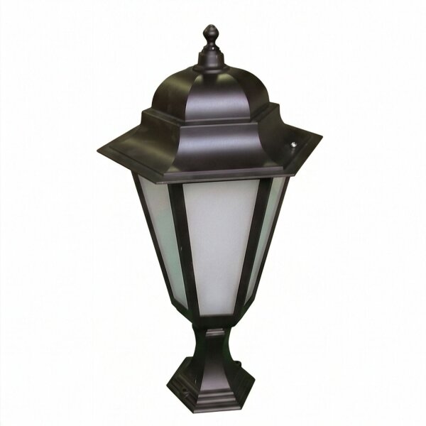 Luminaire de socle extérieur Noir IP43 81 cm E27 Rustique