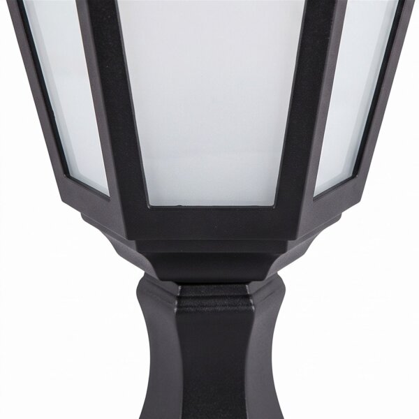 Luminaire de socle extérieur Noir IP43 81 cm E27 Rustique