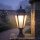 Luminaire de socle extérieur Noir IP43 81 cm E27 Rustique