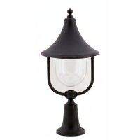 Lampe de socle extérieure Noir 57 cm IP43 E27...