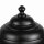 Lampe dallée rustique ELEANOR 79 cm IP44 noir E27