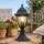 Luminaire de socle noir extérieur 38 cm petit rustique