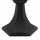 Luminaire de socle noir extérieur 38 cm petit rustique