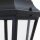 Luminaire de socle noir extérieur 38 cm petit rustique