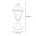 Luminaire de socle noir extérieur 38 cm petit rustique