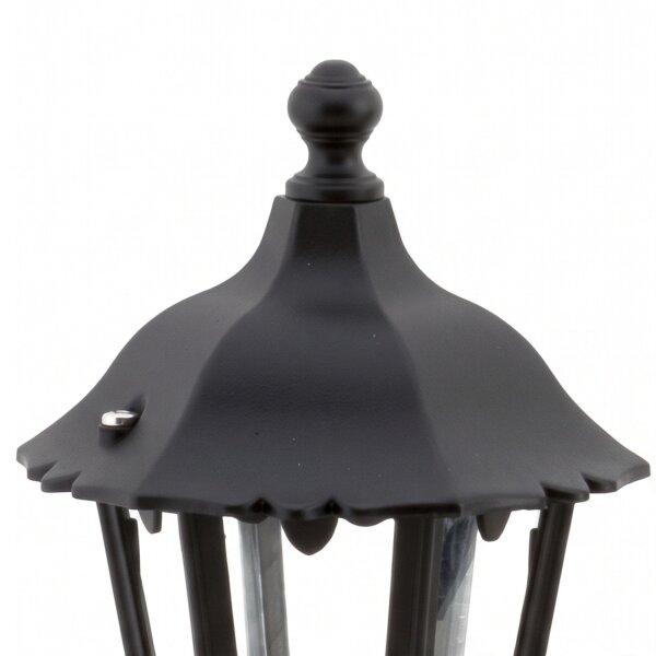 Luminaire de socle extérieur E27 noir 40 cm IP43