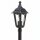 Luminaire dallée extérieur E27 noir 75 cm IP43 protégé contre la pluie