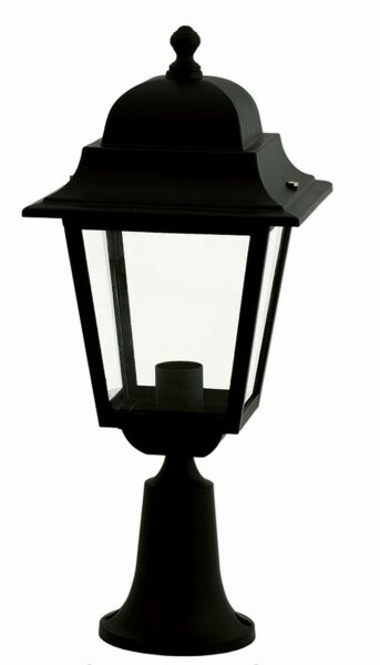 Lampe dextérieur rustique noire IP44 aluminium E27