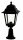 Lampe dext&eacute;rieur rustique noire IP44 aluminium E27