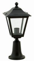 Luminaire de socle extérieur noir IP44 48cm E27...