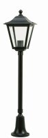 Lampe dallée nostalgique Noir 83 cm IP44 Rustique
