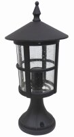 Lampe dextérieur nostalgique HENA Noir IP43 E27