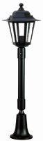 El&eacute;gante lampe de chemin Noir Rustique 77cm E27 IP43