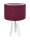 Lampe de table Baie Argent R&eacute;tro Tr&eacute;pied 46cm Lampe en bois