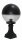 El&eacute;gante lampe de socle Boule Abat-jour 44cm de haut IP44 E27