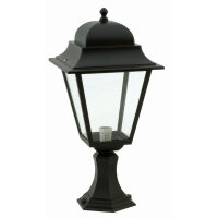 Lampe dallée nostalgique AILEAN Noir 62cm IP44 E27
