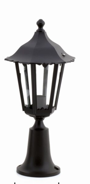 Luminaire de socle extérieur Noir IP43 43 cm Rustique