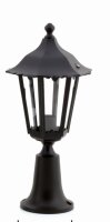 Luminaire de socle ext&eacute;rieur Noir IP43 43 cm Rustique