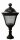 Luminaire de socle ext&eacute;rieur noir IP44 77cm Rustique E27