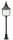 Lampe dall&eacute;e ext&eacute;rieure Noir 87cm IP43 Aluminium Rustique