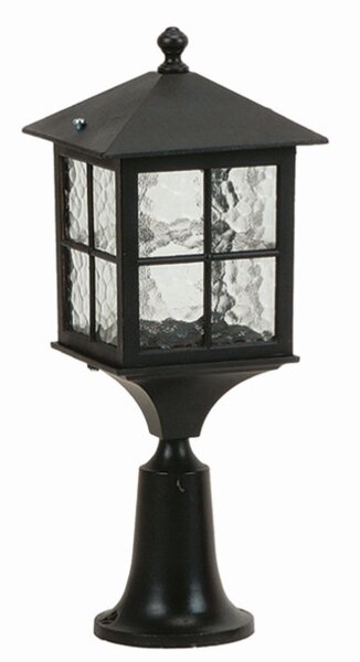 Lampe dallée extérieure Noir 46cm IP43 Rustique