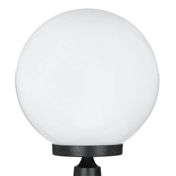 Lampe de socle Boule Abat-jour 37cm petit IP43 E27 noir