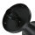 Lampe de socle Boule Abat-jour 37cm petit IP43 E27 noir